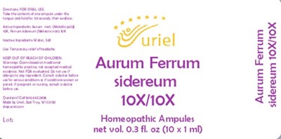 Aurum Ferrum Sidereum 10 10 Ampules.jpg Aurum Ferrum Sidereum 10 10 Ampules - Aurum Ferrum Sidereum 10 10 Ampules